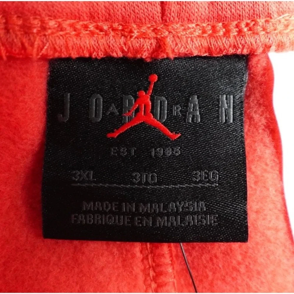 Jordan Flight Fleece Shorts Standard Fit Red FN4535-604 3XL